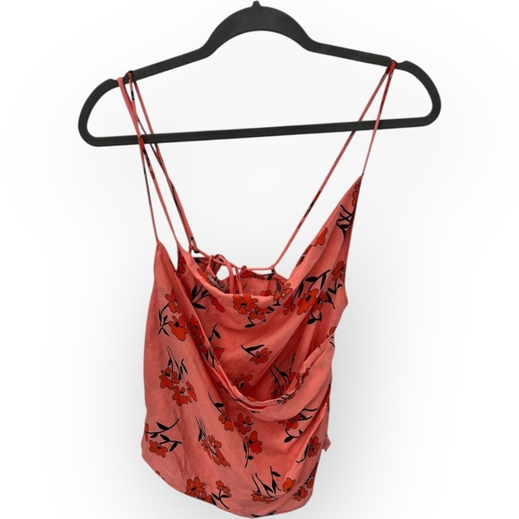 Topshop Floral Pink Short - Picture 3 of 4